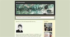 Desktop Screenshot of potterficweekly.com